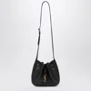 Saint Laurent Mini Paris Vii Leather Crossbody Bag In Black