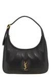 Saint Laurent Hobo Calypso Mini Shoulder Bag In Black