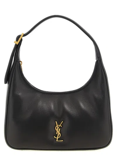 Saint Laurent Hobo Calypso Shoulder Bags Black