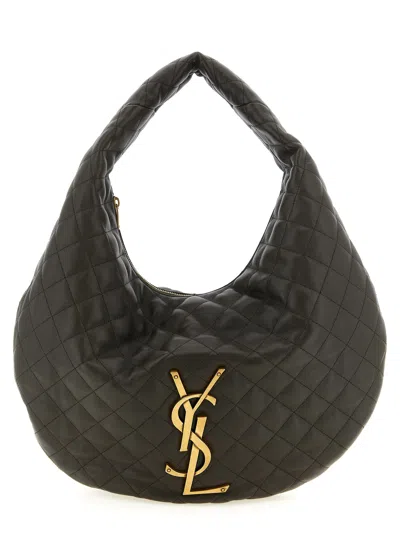 Saint Laurent Hobo Icare Shoulder Bags Brown