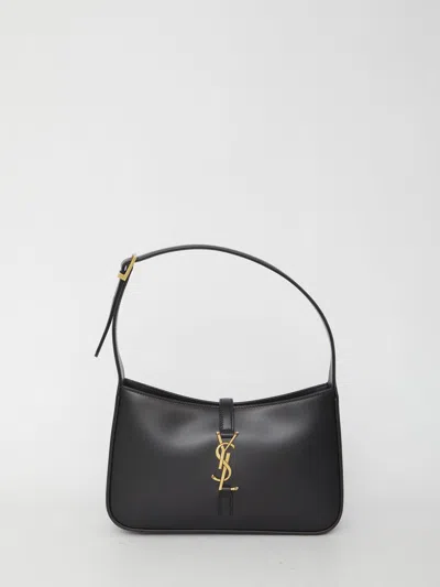 Saint Laurent Hobo Le 5 À 7 Bag In Black