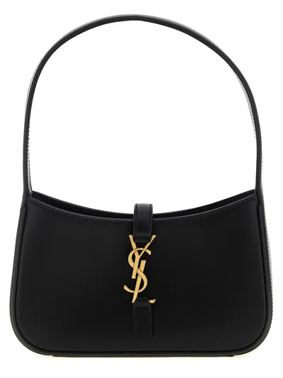 Saint Laurent 'hobo Le 5 À 7' Mini Handbag In Black
