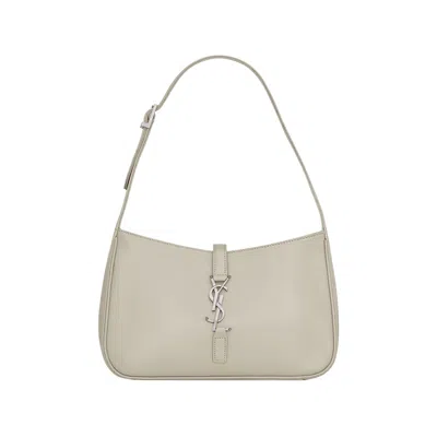 Pre-owned Saint Laurent Hobo Monogram Bag 'crema' | Cream | Women's Size Onesize