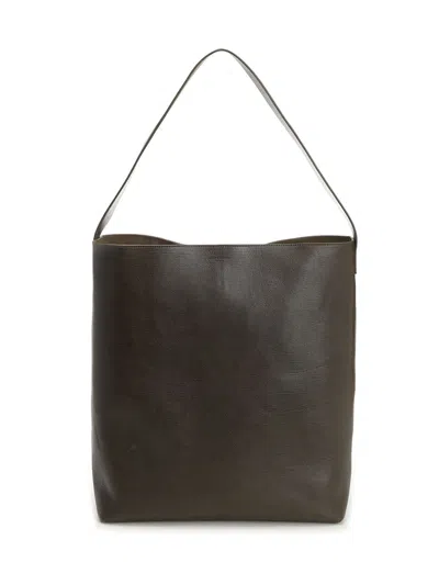 Saint Laurent Hobo Shoulder Bags Green In Brown
