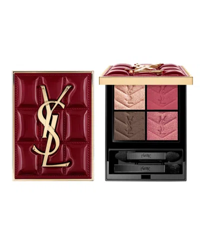 Saint Laurent Holiday Exclusive Couture Mini Eyeshadow Clutch In No Color