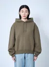 Saint Laurent Brode Hoodie In Beige