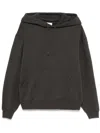 Saint Laurent Hoodie With Embroidered Logo In Black