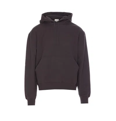 Saint Laurent Hoodie In Brown