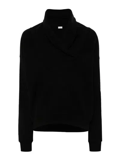 Saint Laurent Hoodie In Black