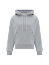 Saint Laurent Hoodie In Gris Chine