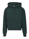 Saint Laurent Hoodie Sweatshirts Green In Black
