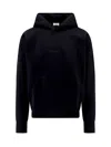 Saint Laurent Hoodie In Black