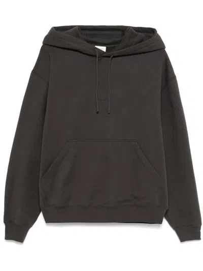 Saint Laurent Hoodie With Logo In Grey