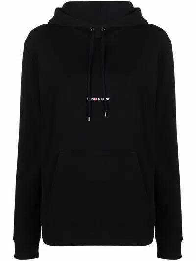 Saint Laurent Hoodie With Logo Print
