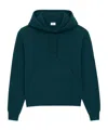 Saint Laurent Hoodie With Drawstring And Kangaroo Pocket In Blue