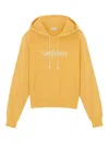 Saint Laurent Cotton Hoodie W/ Vintage Embroidery In Undefined