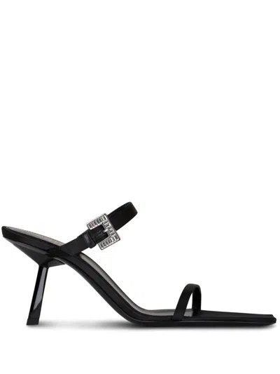 Saint Laurent Hope 75 Mules In Schwarz