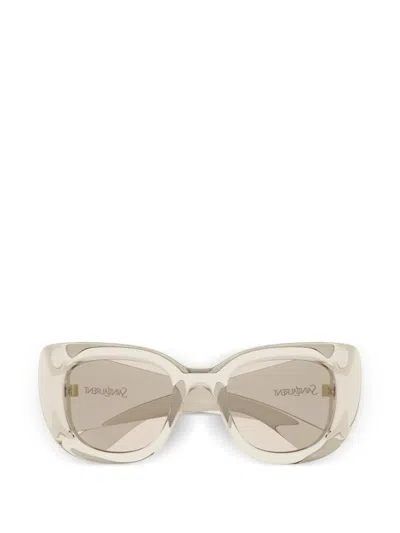 Saint Laurent Howl Cat-eye Sunglasses In Brown