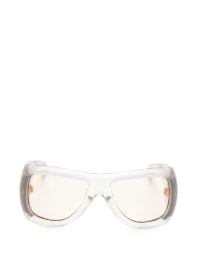 Saint Laurent Howl Oversize-frame Sunglasses In Gray