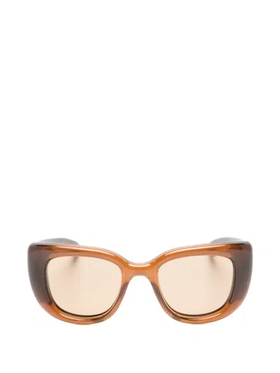 Saint Laurent Howl Square-frame Sunglasses In Green