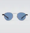 Saint Laurent Hyper Rimlock Aviator Sunglasses In Blau