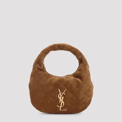 Saint Laurent Icare Hobo Handbag - 27cm X 17cm X 7.5cm In Purple