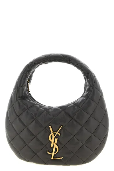 Saint Laurent 'icarino' Baby Handbag In Brown