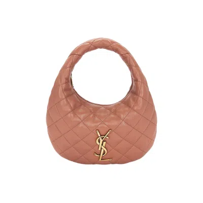 Pre-owned Saint Laurent Icarino In Quilted Nappa 'coral Paradise' | Pink | Women's Size Onesize