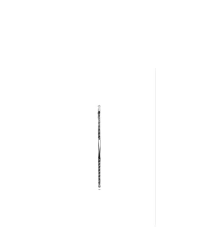 Saint Laurent Id Bracelet In 18k Grey Gold In Gray