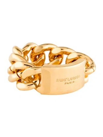 Pre-owned Saint Laurent Id Chain Ring In Multi