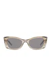Saint Laurent Injected 0ys000487 Sunglasses In Brown
