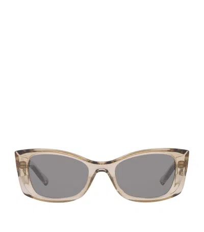 Saint Laurent Injected 0ys000487 Sunglasses In Brown