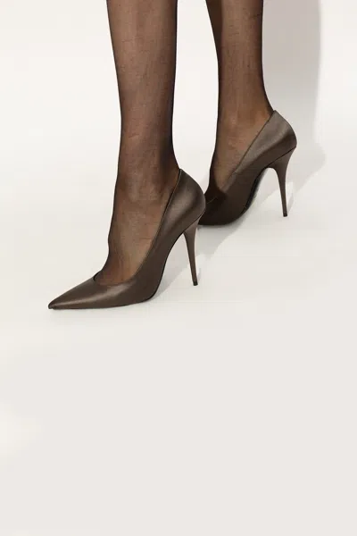 Saint Laurent ‘instinct' Pumps In Brown