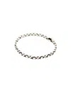 Saint Laurent Intertwined Chain Bracelet In Silver