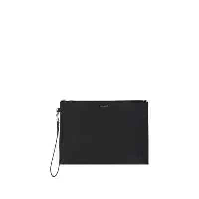 Saint Laurent Ipad Holder In Black
