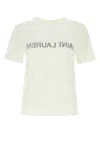 Saint Laurent White Cotton Clothing T-shirts And Polos In White