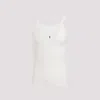 Saint Laurent Canottiera Cassandre In White