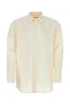 Saint Laurent Oversized Ivory Faille Shirt