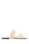 Saint Laurent Men's Shearling Sandal In 2634