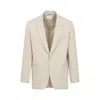 Saint Laurent Single-button Tailored Wool Jacket With Notched Lapels