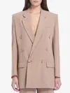 Saint Laurent Jacket In Brown