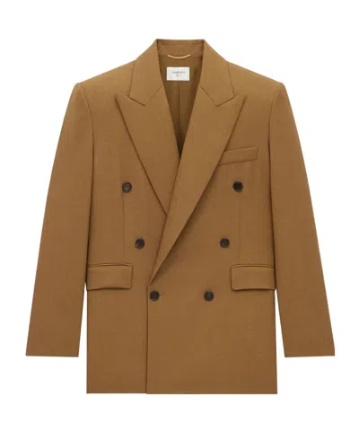 Saint Laurent Jacket In Wool Chiné
