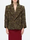 Saint Laurent Multicolor Wool Oves Aries Full-length Jacket In Multi