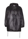 Saint Laurent Cassandre Anorak Oversized Hooded Coat