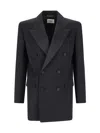 Saint Laurent Elevate Your Style With A Chic Black Smoking Jacket For Women