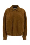 Saint Laurent Contemporary Silhouette Suede Jacket