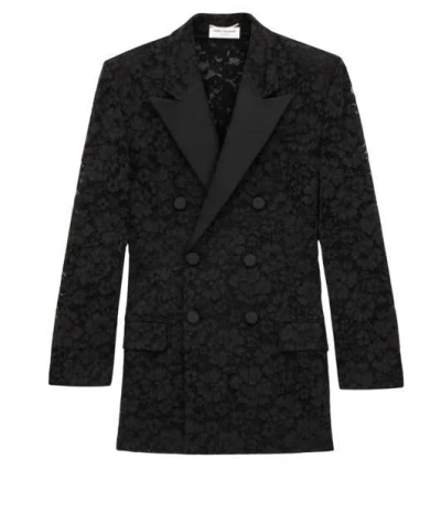 Saint Laurent Jackets In Black
