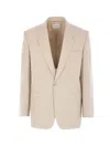 Saint Laurent Blazer In Beige