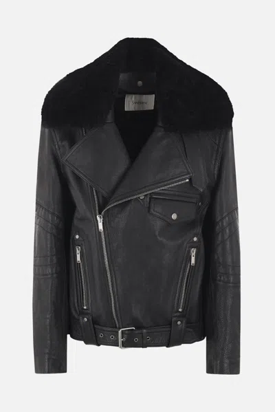Saint Laurent Jackets In Black