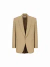 Saint Laurent Jackets In Gingember